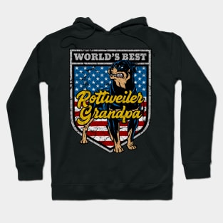 Worlds Best Rottweiler Grandpa Hoodie